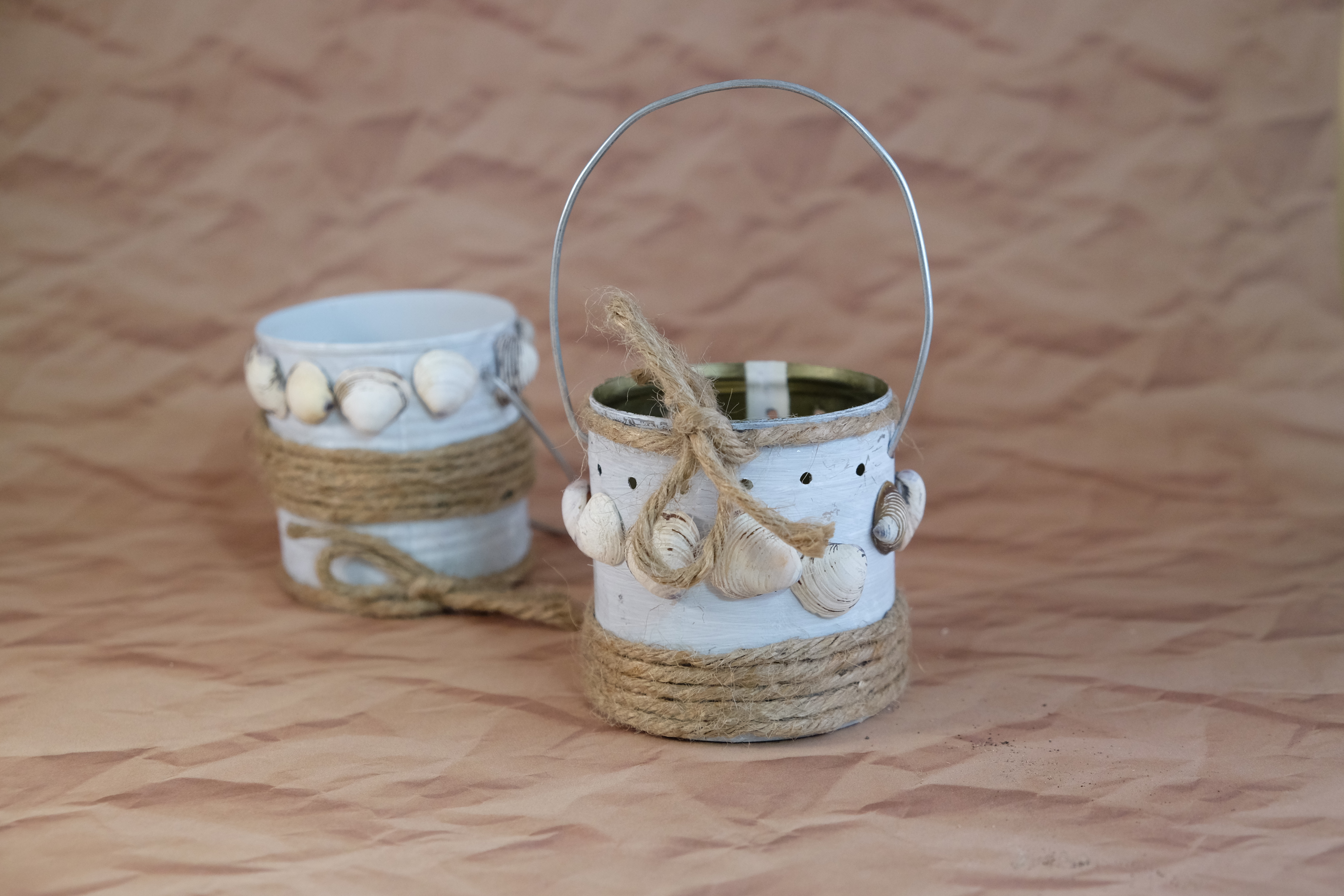 Maritimes Windlicht mit Hängel