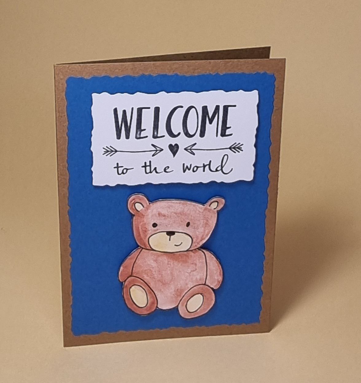 Teddybär "Welcome little one"