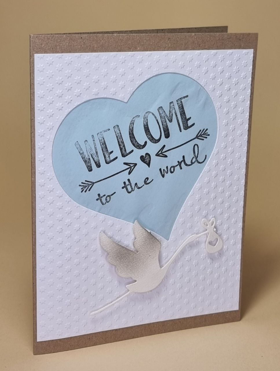 "welcome to the World" mit Storch