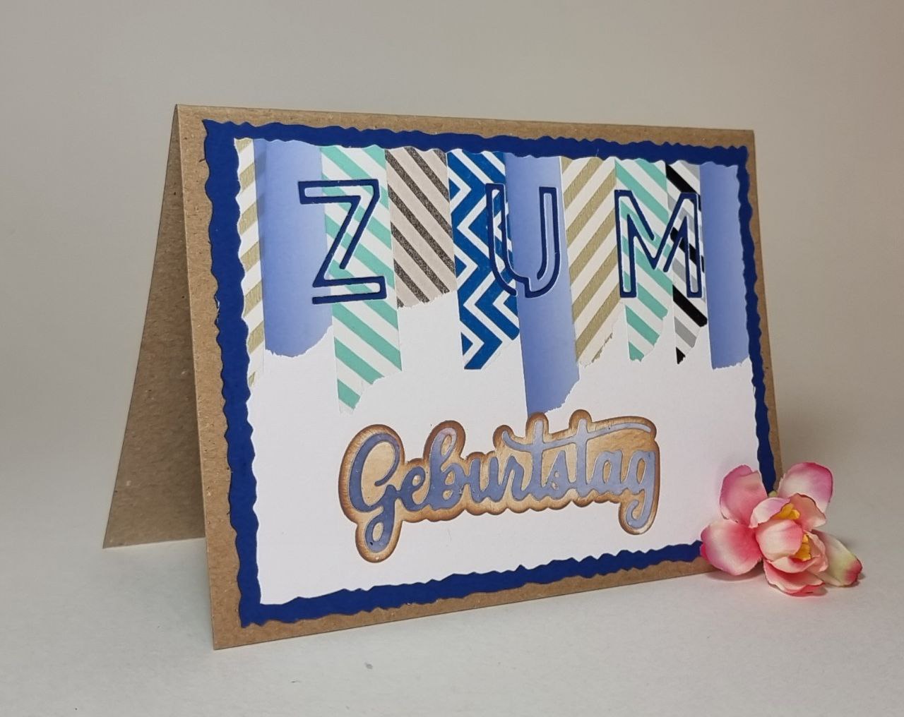 Zum Geburtstagskarte "washi Tape"